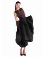Linear Lace Open Back Midi Dress - Image 4