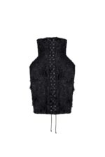 Jacquard Corset Skirt-dress with Lace-Up Back - Image 3