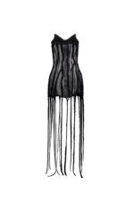 Sparkling Cinched Sequin, Cascading Braids Dress. - Image 3