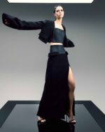 Gathered Wide-Sleeve Cropped Jacket - Image 5