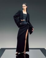 Gathered Wide-Sleeve Cropped Jacket - Image 3