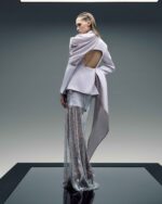 Lila Jacket with Chic Draped Panel - Image 3