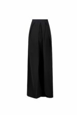 Fluid Wide-Leg Crepe Pants - Image 2