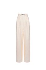 Sparkling Gold Sequined Lace Pants - Image 2