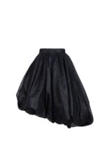 Voluminous High-Low Chantilly Lace Skirt - Image 3