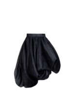 Voluminous High-Low Chantilly Lace Skirt - Image 2