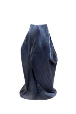 Moonlit Silver Plissé Organza Skirt - Image 2