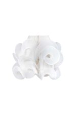 Voluminous Shell-Like Plissé Organza Mini Skirt - Image 3