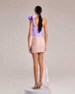 Draped lace and Organza Skirt - Image 3