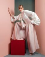 Chic Pink Wide-Leg Pants - Image 2