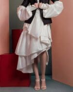 Statement High-Low Layered Skirt