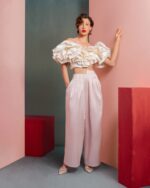 High-Waisted Wide-Leg Pants - Image 2