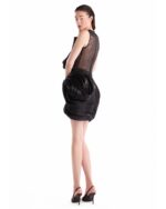 Luxurious Lurex Mesh Sculpted Top - Image 5