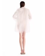 Tranlucent Layered Tulle, Floral Appliqué Jacket - Image 5