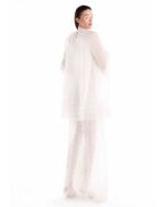 Tranlucent Layered Tulle, Floral Appliqué Jacket - Image 7