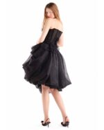 Voluminous High-Low Chantilly Lace Skirt - Image 5