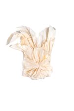 Blossoming Cream Taffeta Top - Image 2