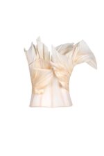 Blossoming Cream Taffeta Top - Image 3