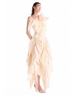 Blossoming Cream Taffeta Top - Image 4