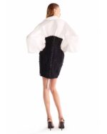 Jacquard Corset Skirt-dress with Lace-Up Back - Image 5