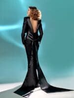 Long Envelope Black Skirt - Image 4