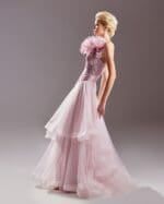 Voluminous Two Toned Pink Dress - Image 2