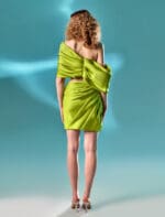 Vibrant Off Shoulder Lime Top - Image 3