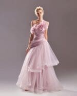 Voluminous Two Toned Pink Dress